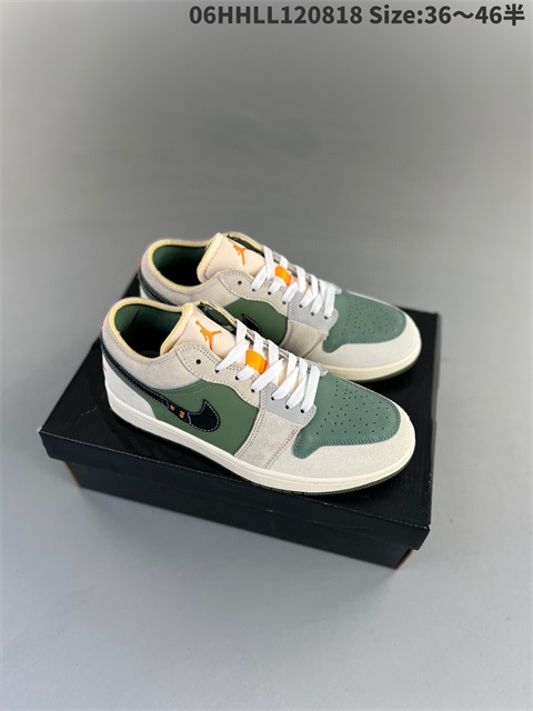 women air jordan 1 shoes H 2023-10-26-342